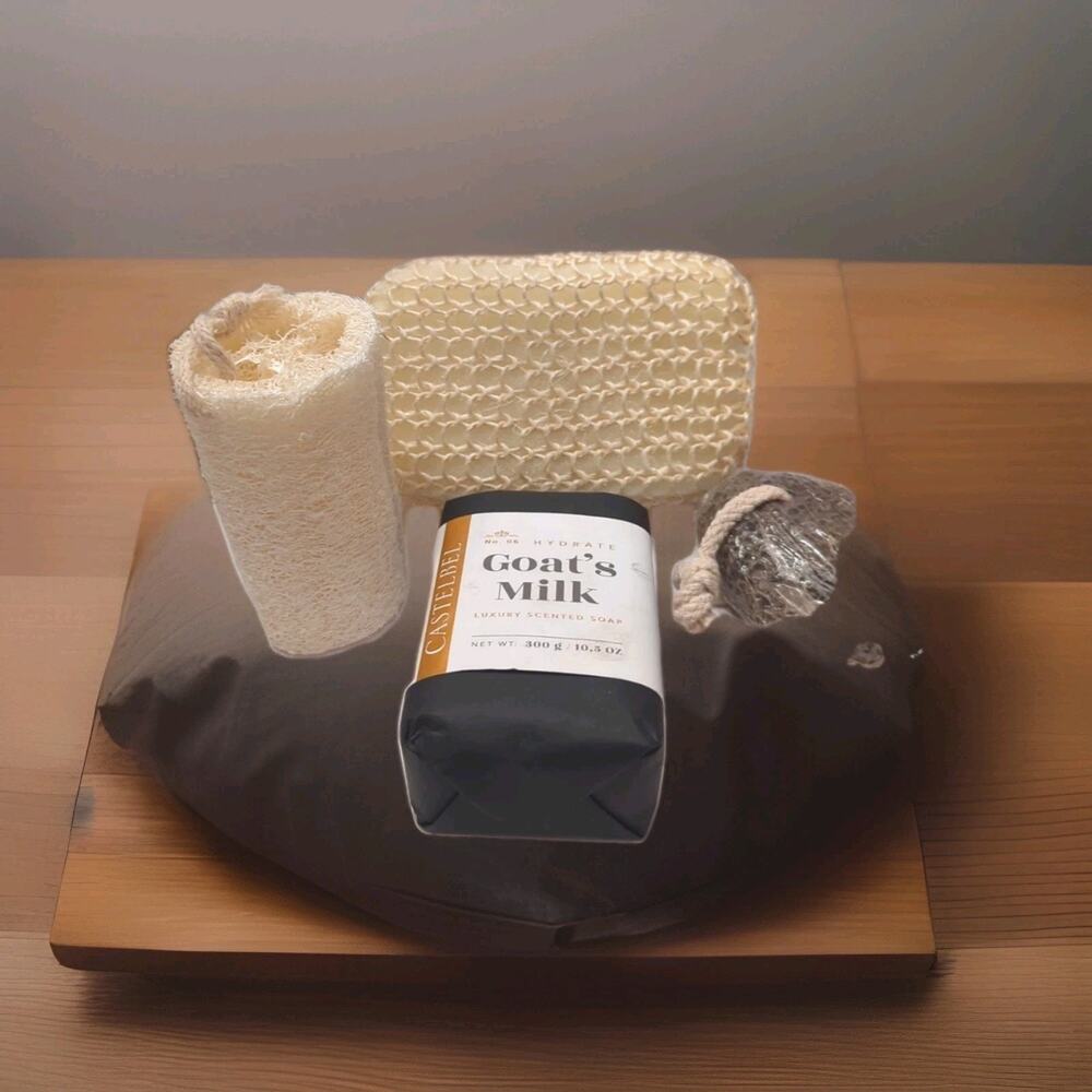Castelbel Goat's Milk No 6  Soap Bar 10.5 oz, bath accessories